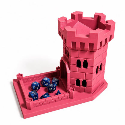 Tour et plateau à dés médiévaux | Accessoire de jeu D&D, MTG, Daggerheart